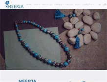 Tablet Screenshot of neerjainternational.com